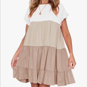 Boho Babydoll T Shirt Dress